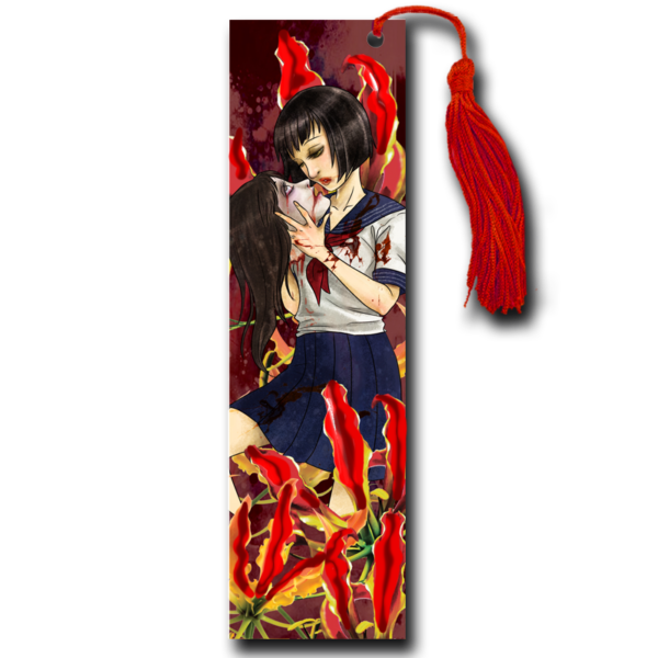 Marcador Inferno das garotas (hot stamp + SEM TASSEL)